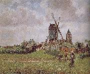 Belgium, a large windmill Camille Pissarro